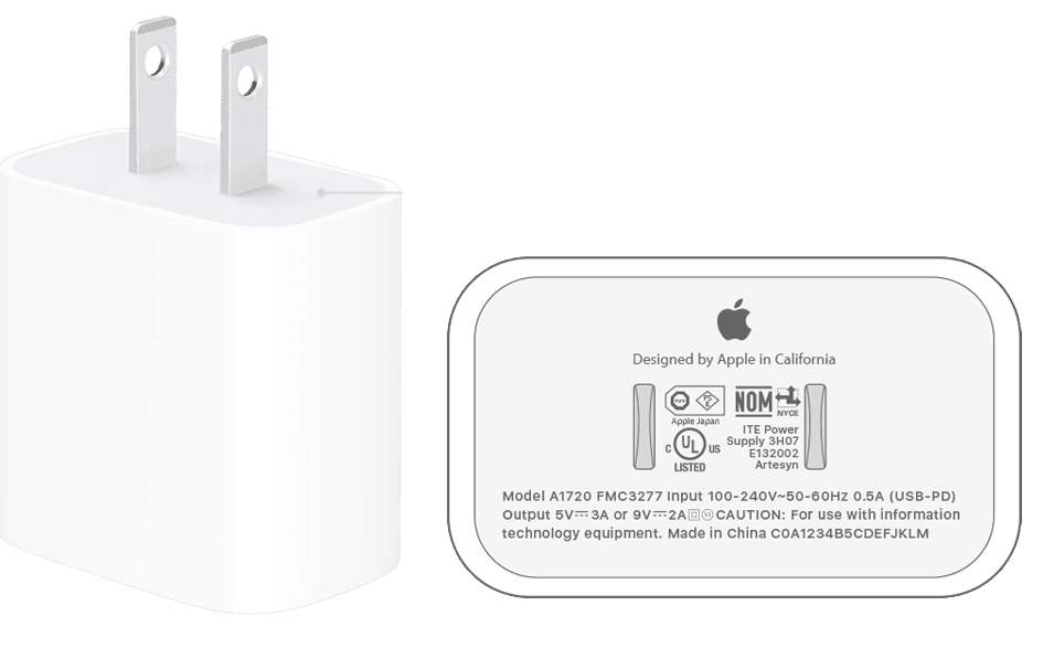18W USB-C 電源介面卡