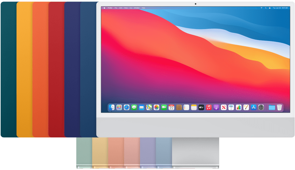 iMac(24 英寸, M1, 2021 年, 埠×4)